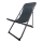 Tumbona plegable de camping negro