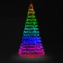 Twinkly - Árbol de Navidad LED RGB para exteriores LIGHT TREE 450xLED 3m IP44 Wi-Fi