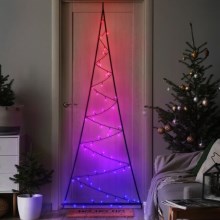 Twinkly - Árbol de Navidad LED RGB para exteriores LIGHT TREE 70xLED/24W/230V IP44 Wi-Fi