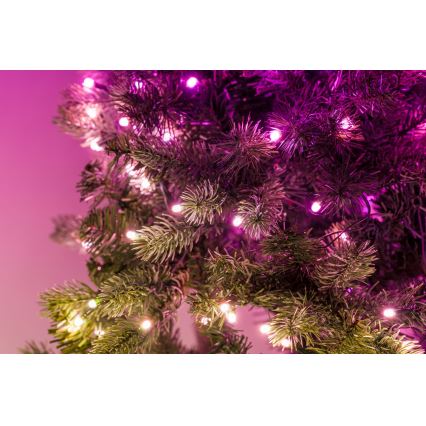 Twinkly - Corona de Navidad LED RGB regulable 50xLED d. 60 cm Wi-Fi