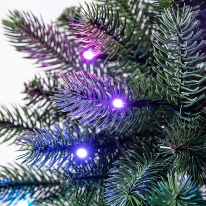 Twinkly - Corona de Navidad LED RGB regulable 50xLED d. 60 cm Wi-Fi
