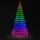 Twinkly - LED RGBW Árbol de Navidad para exterior regulable LIGHT TREE 450xLED 3m IP44 Wi-Fi