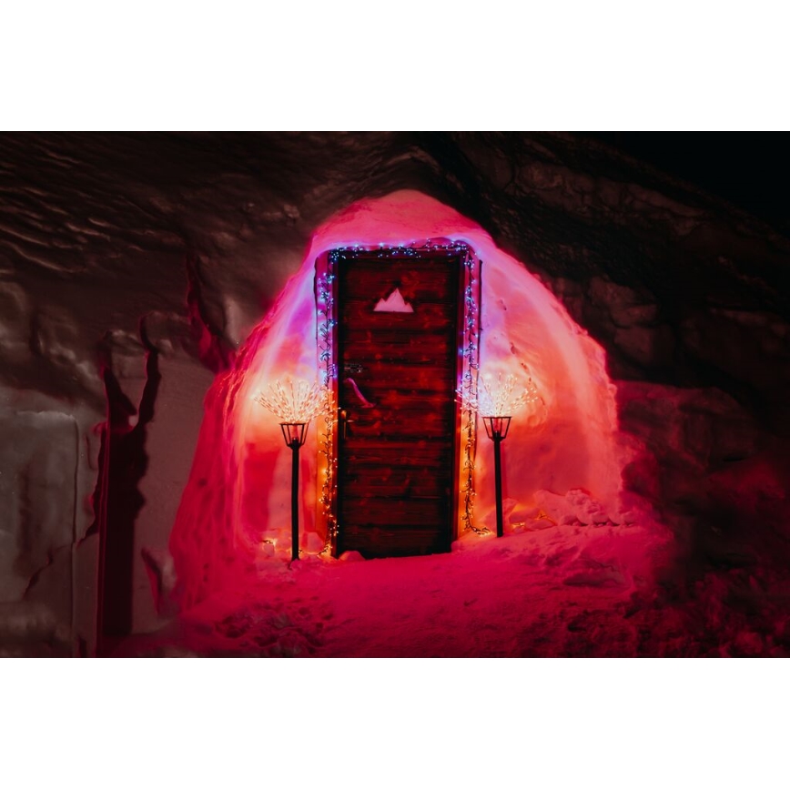 Twinkly - LED RGB Regulable exterior poinsettia SPRITZER 200xLED IP44 Wi-Fi