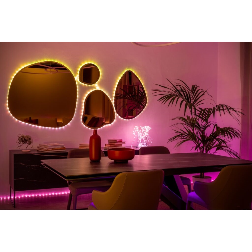 Twinkly - Tira LED RGB regulable para exteriores DOTS 400xLED 20 m IP44 Wi-Fi