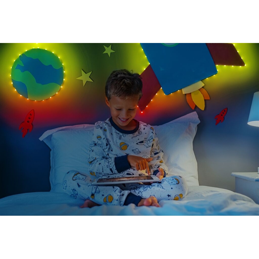 Twinkly - Tira LED RGB regulable para exteriores DOTS 400xLED 20 m IP44 Wi-Fi