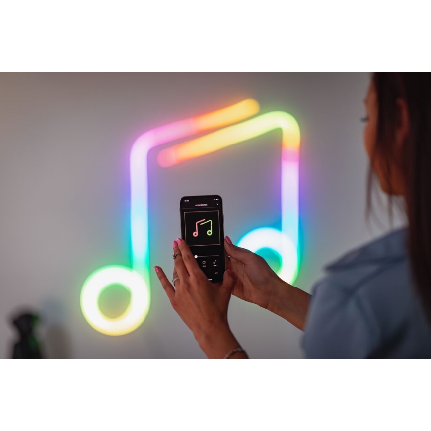 Twinkly - LED RGB Tira regulable FLEX 200xLED 2 m Wi-Fi