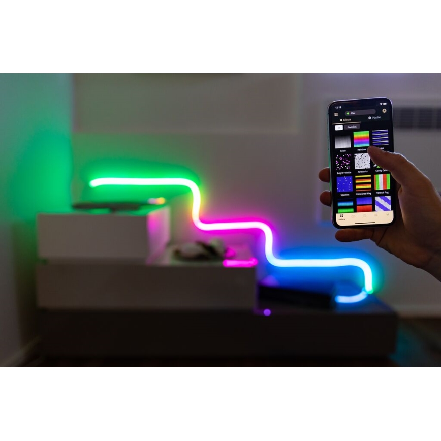 Twinkly - LED RGB Tira regulable FLEX 200xLED 2 m Wi-Fi