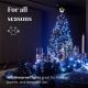 Twinkly - LED RGB Regulable Decoración de Navidad PRE-LIT GUIRNALDA 50xLED 6,2m Wi-Fi