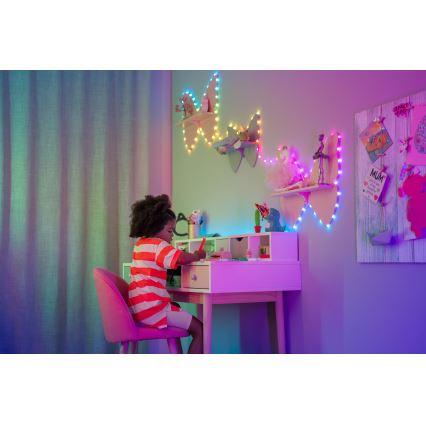 Twinkly - LED RGB Regulable Cinta de Navidad 100xLED 8 m USB Wi-Fi