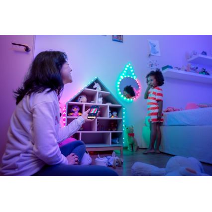 Twinkly - LED RGB Regulable Cinta de Navidad 100xLED 8 m USB Wi-Fi