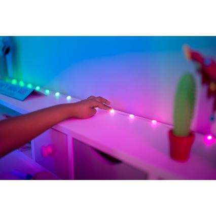 Twinkly - LED RGB Regulable Cinta de Navidad CANDIES 100xLED 8 m USB Wi-Fi