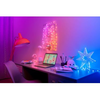 Twinkly - LED RGB Regulable Cinta de Navidad CANDIES 100xLED 8 m USB Wi-Fi