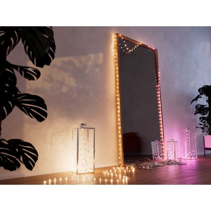 Twinkly TWKP100RGB-G - Cortina de Navidad LED RGB regulable 8 m USB Wi-Fi