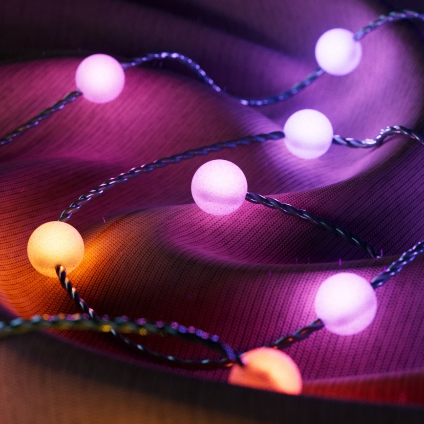 Twinkly TWKP100RGB-G - Cortina de Navidad LED RGB regulable 8 m USB Wi-Fi