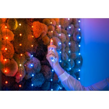 Twinkly - LED RGB Regulable Cinta de Navidad CANDIES 100xLED 8 m USB Wi-Fi