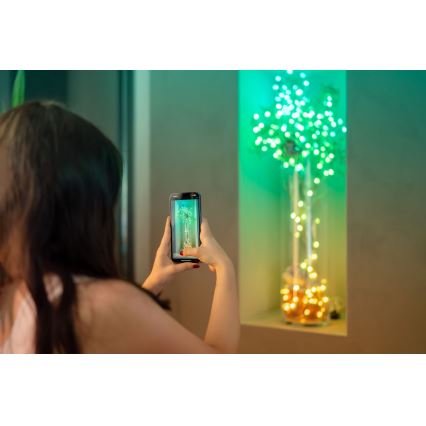 Twinkly - LED RGB Regulable Cinta de Navidad CANDIES 100xLED 8 m USB Wi-Fi