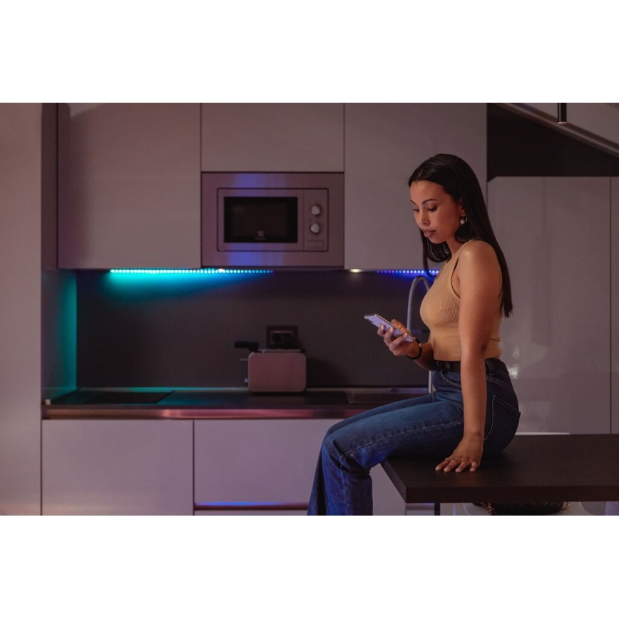 Twinkly - LED RGB Tira regulable LINE 100xLED 1,5 m Wi-Fi