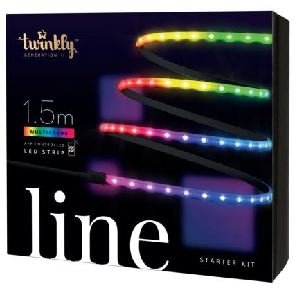 Twinkly - LED RGB Tira regulable LINE 100xLED 1,5 m Wi-Fi