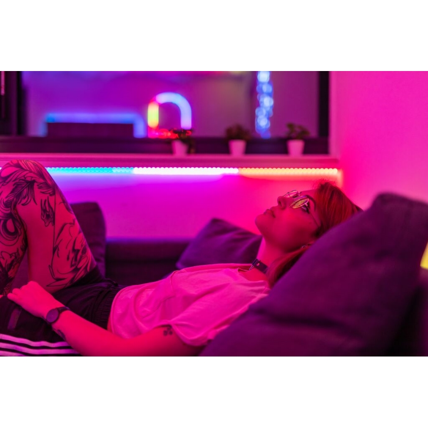 Twinkly - LED RGB Tira regulable LINE 100xLED 1,5 m Wi-Fi