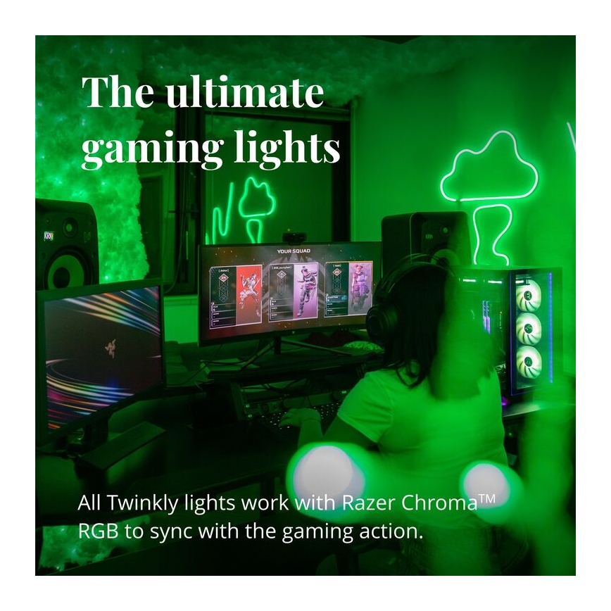 Twinkly - LED RGB Tira regulable LINE 100xLED 1,5 m Wi-Fi