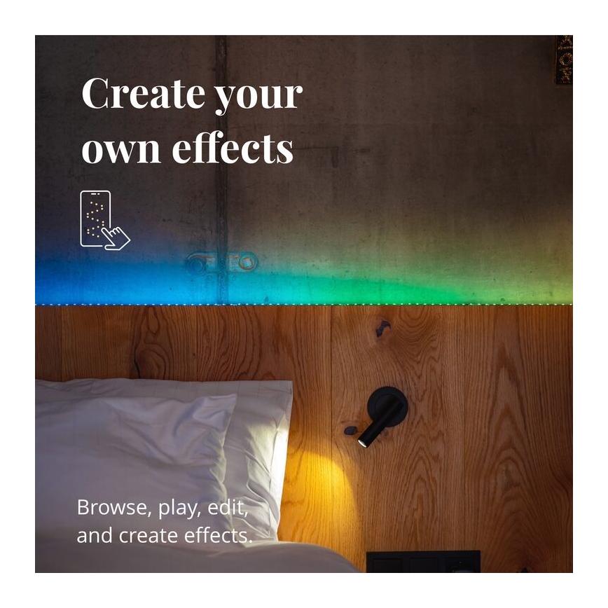 Twinkly - LED RGB Tira regulable LINE 100xLED 1,5 m Wi-Fi