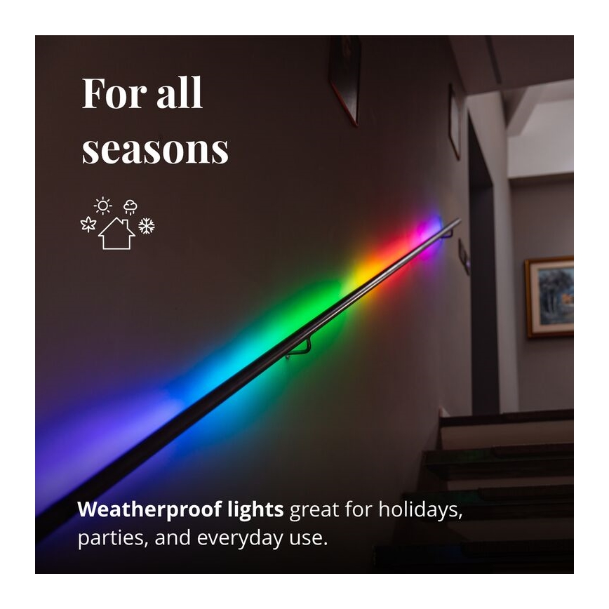Twinkly - LED RGB Tira regulable LINE 100xLED 1,5 m Wi-Fi