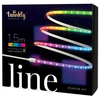 Twinkly - LED RGB Tira regulable LINE 100xLED 1,5 m Wi-Fi