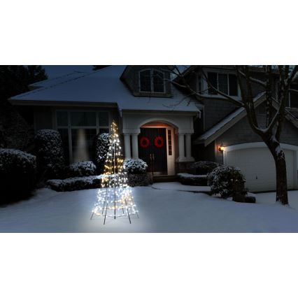 Twinkly - LED RGBW Árbol de Navidad exterior regulable LIGHT TREE 300xLED 2m IP44 Wi-Fi