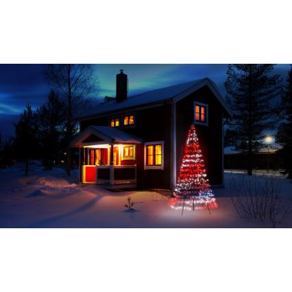 Twinkly - LED RGBW Árbol de Navidad para exterior regulable LIGHT TREE 450xLED 3m IP44 Wi-Fi