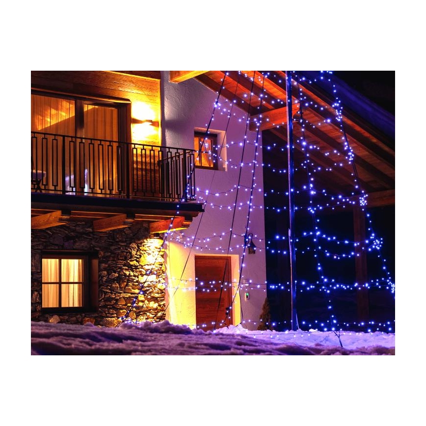 Twinkly - LED RGBW Árbol de Navidad para exterior regulable LIGHT TREE 450xLED 3m IP44 Wi-Fi