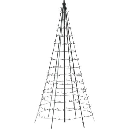 Twinkly - LED RGBW Árbol de Navidad para exterior regulable LIGHT TREE 450xLED 3m IP44 Wi-Fi