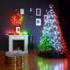 Twinkly - LED RGB Regulable Corona de Navidad PRE-LIT WREATH 50xLED diá. 61cm Wi-Fi