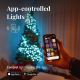 Twinkly - LED RGB Regulable exterior Cinta de Navidad STRINGS 100xLED 11,5m IP44 Wi-Fi