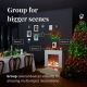 Twinkly - Cadena de Navidad LED RGBW regulable para exterior 250xLED 23,5m IP44 Wi-Fi
