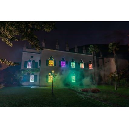 Twinkly - Cortina de Navidad LED para exteriores regulable RGBW CURTAIN 210xLED 6,1m IP44 Wi-Fi