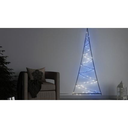 Twinkly - Árbol de Navidad exterior regulable LED RGBW LIGHT TREE 70xLED IP44 Wi-Fi