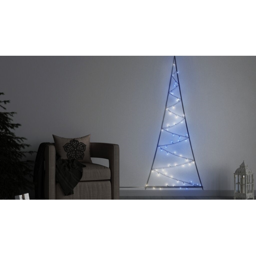 Twinkly - Árbol de Navidad exterior regulable LED RGBW LIGHT TREE 70xLED IP44 Wi-Fi