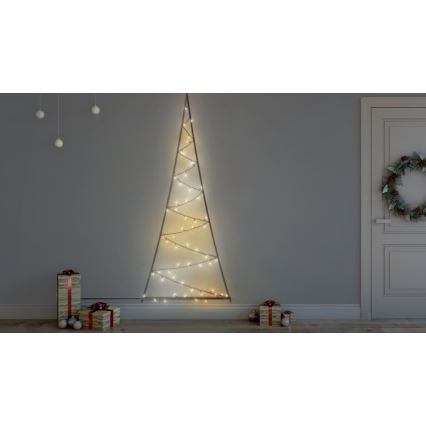 Twinkly - Árbol de Navidad exterior regulable LED RGBW LIGHT TREE 70xLED IP44 Wi-Fi