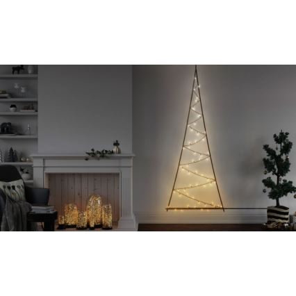 Twinkly - Árbol de Navidad exterior regulable LED RGBW LIGHT TREE 70xLED IP44 Wi-Fi