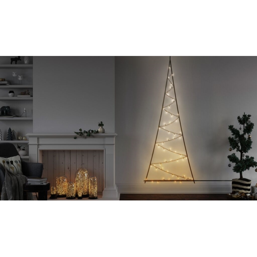 Twinkly - Árbol de Navidad exterior regulable LED RGBW LIGHT TREE 70xLED IP44 Wi-Fi