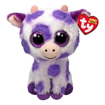 TY - Juguete de peluche ETHEL vaca 15 cm