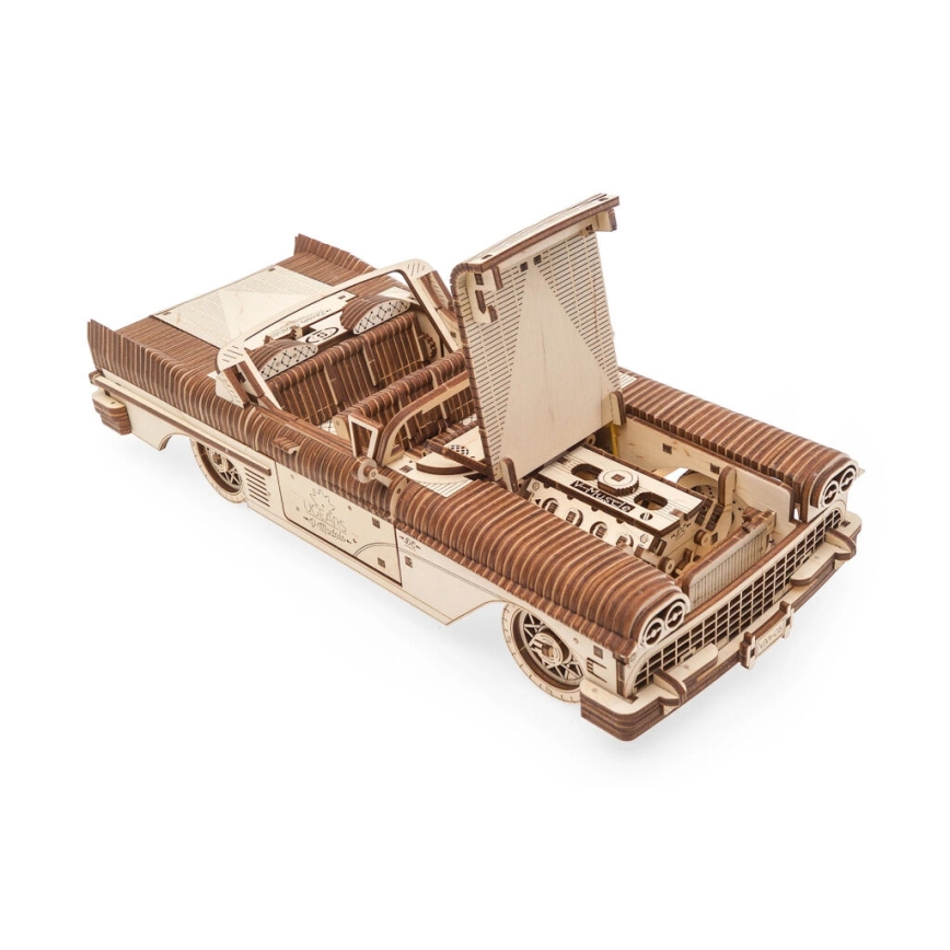 Ugears - 3D puzzle mecánico de madera Cabriolet