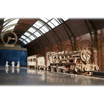 Ugears - 3D puzzle mecánico de madera Harry Potter Hogwarts express