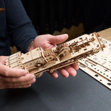 Ugears - 3D puzzle mecánico de madera Harry Potter Hogwarts express