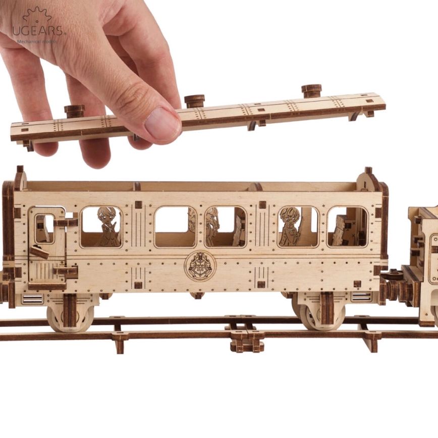 Ugears - 3D puzzle mecánico de madera Harry Potter Hogwarts express