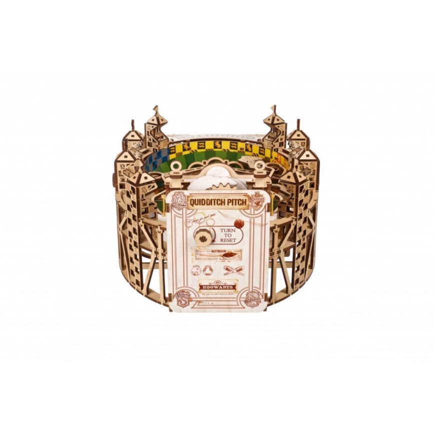 Ugears - 3D puzzle mecánico de madera Harry Potter Quidditch Pinball