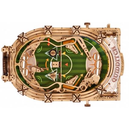 Ugears - 3D puzzle mecánico de madera Harry Potter Quidditch Pinball