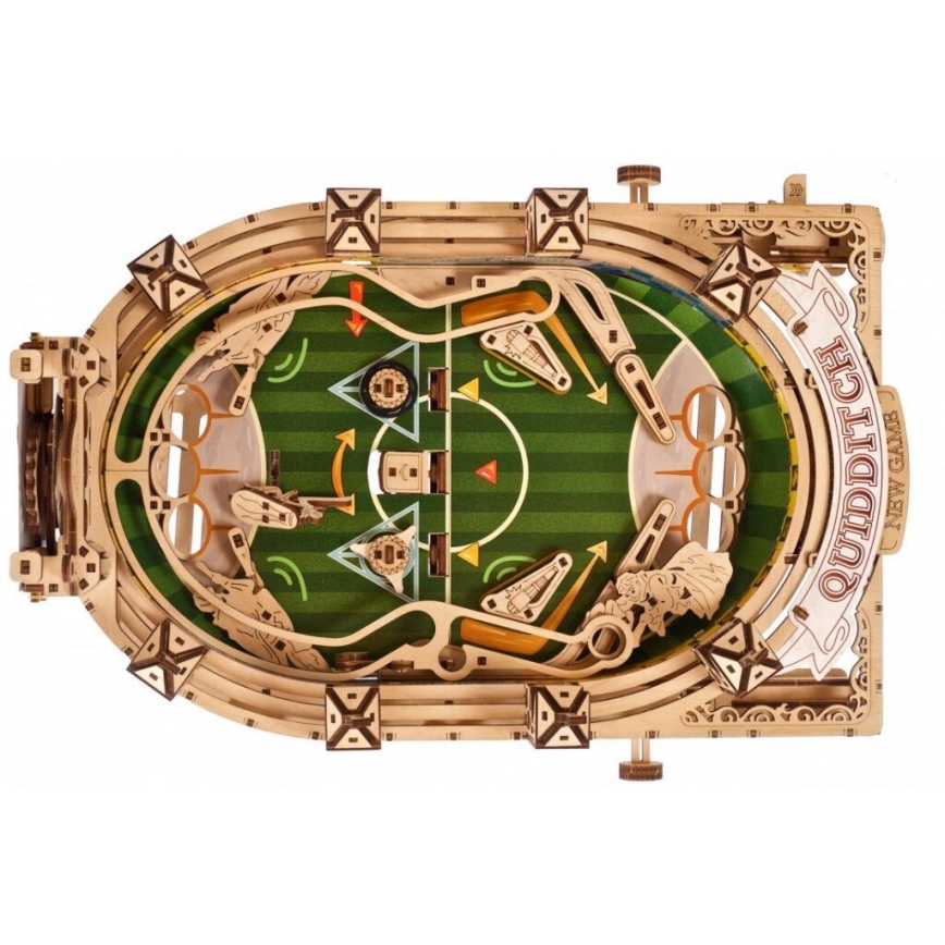 Ugears - 3D puzzle mecánico de madera Harry Potter Quidditch Pinball