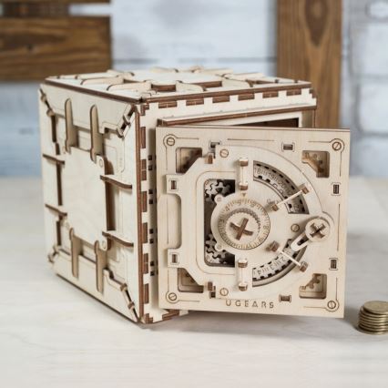 Ugears - Puzzle mecánico 3D de madera Safe