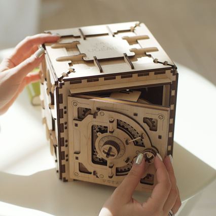 Ugears - Puzzle mecánico 3D de madera Safe